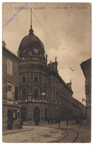 Ljubljana (Laibach), Hauptpost