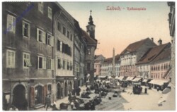 Ljubljana (Laibach), Rathausplatz