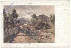 Kranjska Gora (Kronau), Lichtenfels: Kronau, Weg zur Mühle