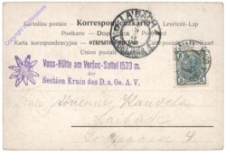 Kranjska Gora (Kronau), Lichtenfels: Kronau, Weg zur Mühle