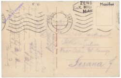 Maribor (Marburg), Tegetthoffstraße mit Franziskaner-Kirche