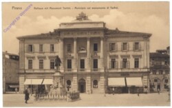 ak147016 Piran, Rathaus mit Monument Tartini