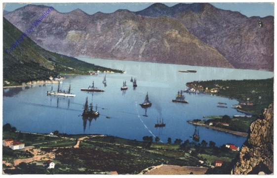 Kotor, Bocche di Cattaro, La flotte anglaise