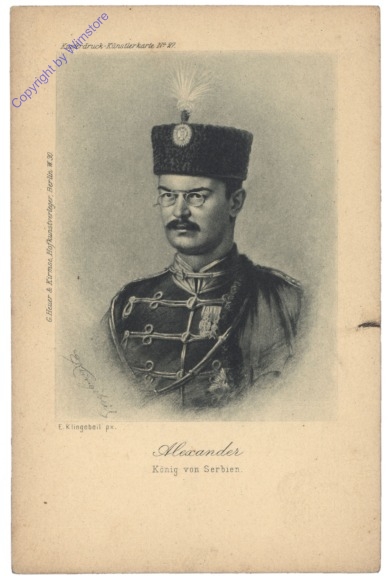 Allgemein, Alexander, König von Serbien