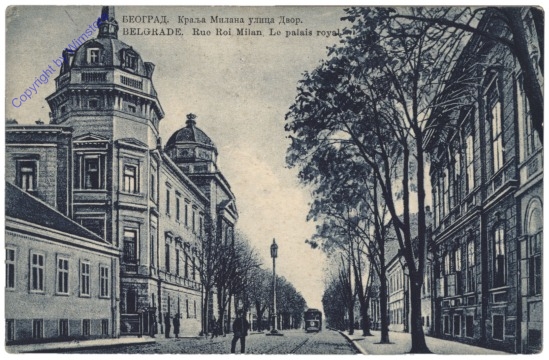 ak147123 Belgrad, Rue Roi Milan