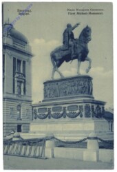 ak147146 Belgrad, Fürst-Michael-Denkmal