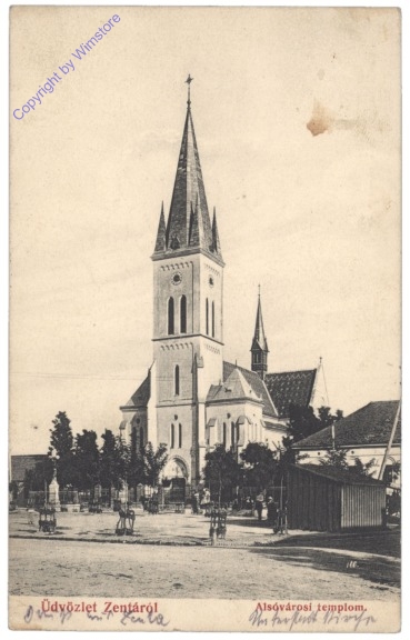 ak147175 Senta, Alsovarosi templom