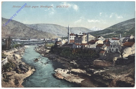 Mostar, Blick gegen Nordlager