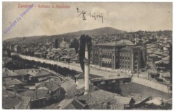 ak147293 Sarajevo, Rathaus und Appelquai