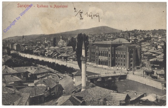 Sarajevo, Rathaus und Appelquai
