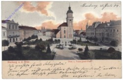 ak147343 Maribor (Marburg), Dom und Franz Josefsplatz