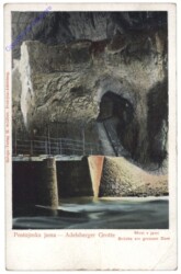 Postojna, Adelsberger Grotte, Brücke am großen Dom