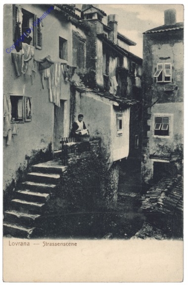 Lovran, Strassenscene