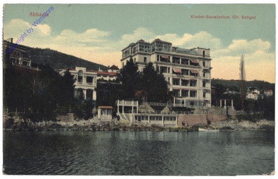 Opatija (Abbazia), Kinder-Sanatorium (Dr. Szöge)