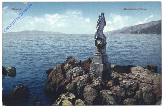 Opatija (Abbazia), Madonna-Statue