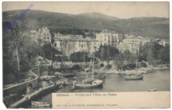 Opatija (Abbazia), Hotels und Villen am Strand