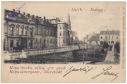 Osijek (Essegg), Kapuzinergasse, Oberstadt