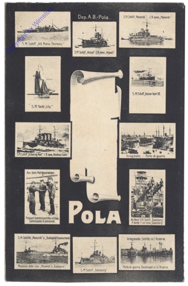 ak147649 Pula (Pola), Multiansicht