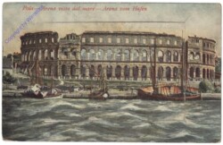 ak147658 Pula (Pola), Arena vom Hafen