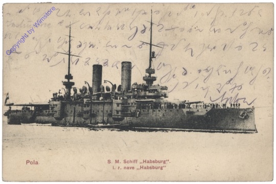 ak147660 Pula (Pola), S.M. Schiff "Habsburg"
