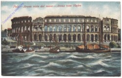 ak147667 Pula (Pola), Arena vom Hafen