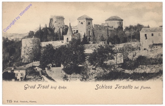 ak147695 Rijeka (Fiume), Schloss Tersatto