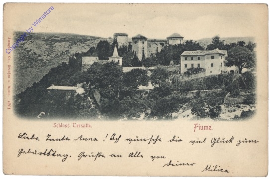 ak147717 Rijeka (Fiume), Schloss Tersatto
