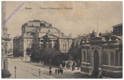 ak147727 Rijeka (Fiume), Teatro Comunale e Mercati