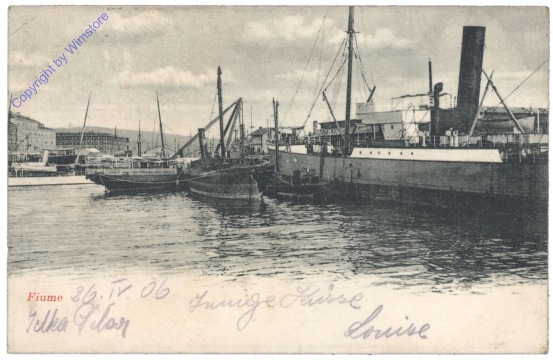 ak147728 Rijeka (Fiume), Hafen