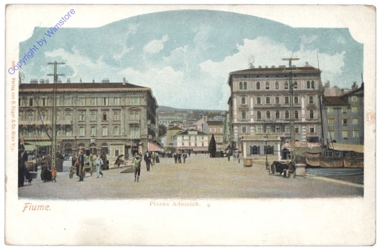 ak147730 Rijeka (Fiume), Piazza Adamich
