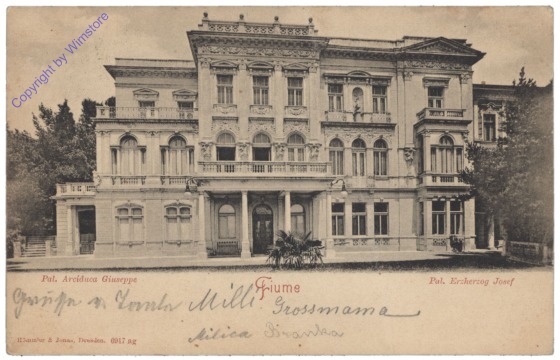 ak147738 Rijeka (Fiume), Palais Erzherzog Josef