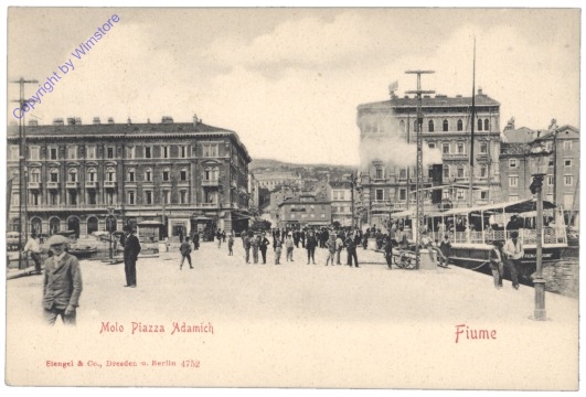 ak147752 Rijeka (Fiume), Molo Piazza Adamich