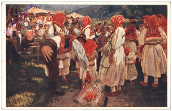 ak147757 Rijeka (Fiume), Kroatische Nationaltracht