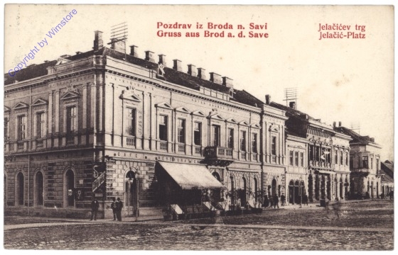 ak147775 Slavonsi Brod, Jelacic-Platz