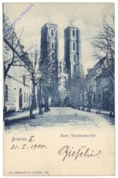 Breslau (Wroclaw), Dom (Vorderansicht)