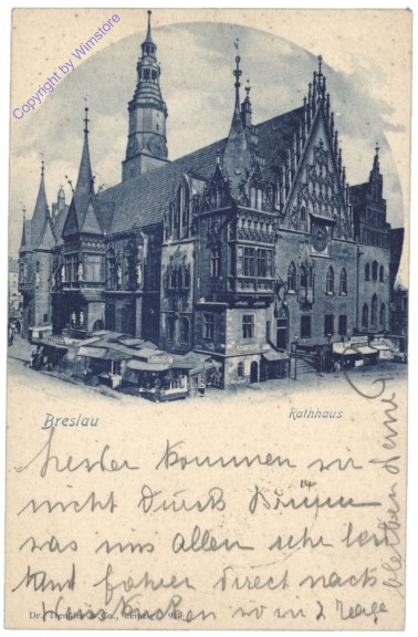 ak148003 Breslau (Wroclaw), Rathhaus