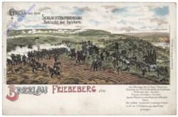 Breslau (Wroclaw), Gruss aus dem Schlchtenpanorama; Sclacht bei Spichern
