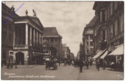 Breslau (Wroclaw), Schweidnitzer Straße mit Stadttheater