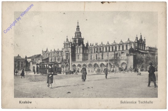 Krakow (Krakau), Sukiennice Tuchhalle