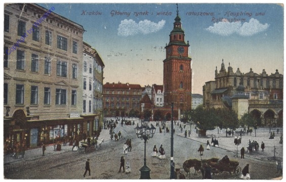 Krakow (Krakau), Hauptring und Rathausturm