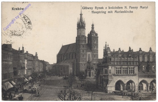 Krakow (Krakau), Hauptring mit Marienkirche