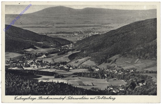Pieszyce (Peterswaldau), Steinkunzendorf-Peterswaldau mit Zobtenberg