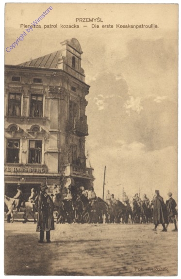 Przemysl, Die erste Kosakenpatroullie