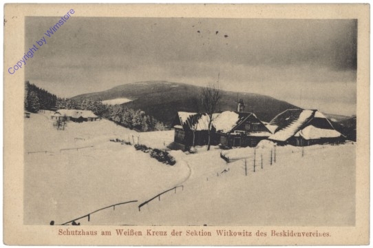 Szczyrk, Schutzhaus am Weißen Kreuz der Sektion Witkowitz