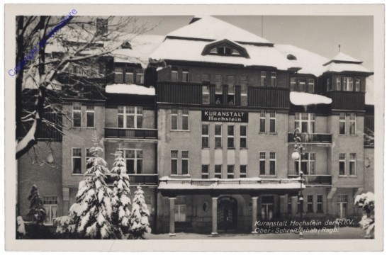 Szklarska Poreba (Schreiberhau), Kuranstalt Hochstein der RKV
