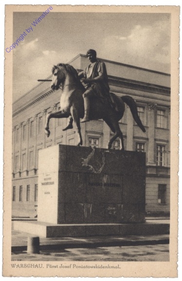 Warschau (Warszawa), Fürst Josef Poniatowskidenkmal