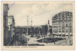 Lwiw (Lemberg), Plac Marjacki z pomnikiem Mickiewicza
