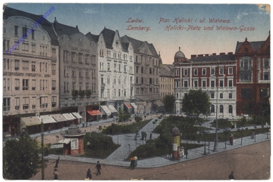 ak148626 Lwiw (Lemberg), Halicki-Platz und Walewa-Gasse