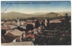 ak148640 Mukatchewe, Ansicht mit den Karpathen