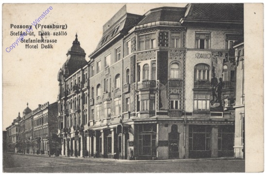 Bratislava, Stefaniestrasse, Hotel Deak